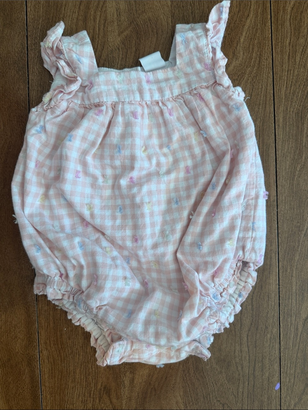 Baby GAP - Baby Gingham Baby Bubble Romper